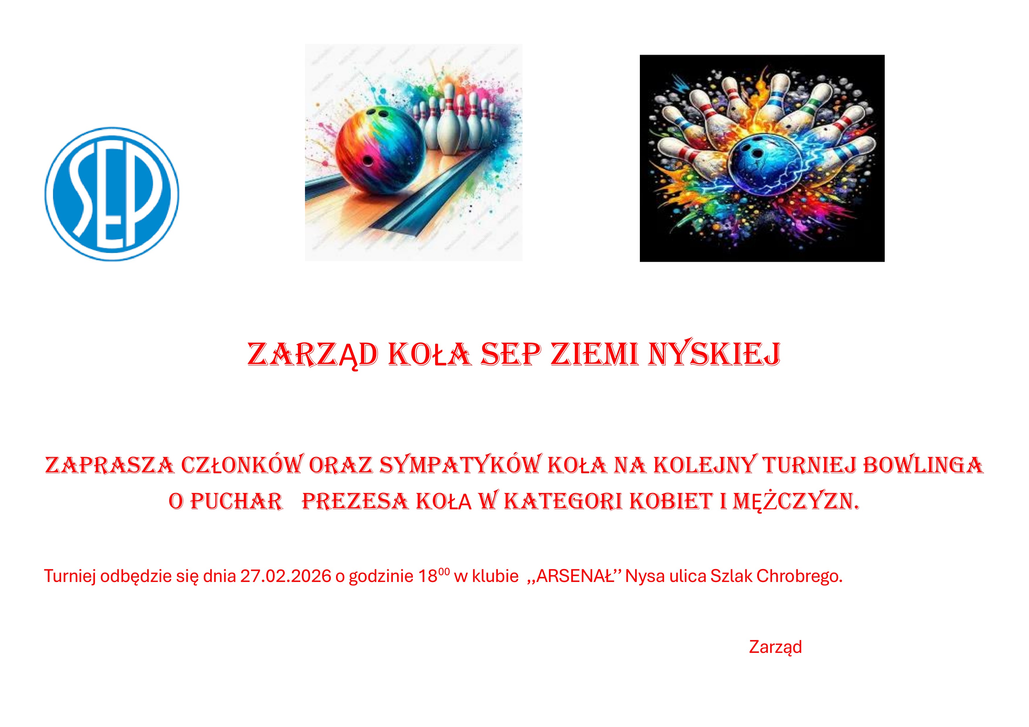 Turniej Bowlinga 2026